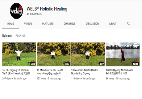 WELBY Holistic Healing YouTube Channel